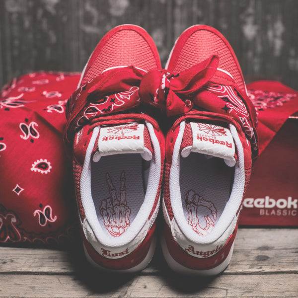 Red reebok shoes yg Clearance