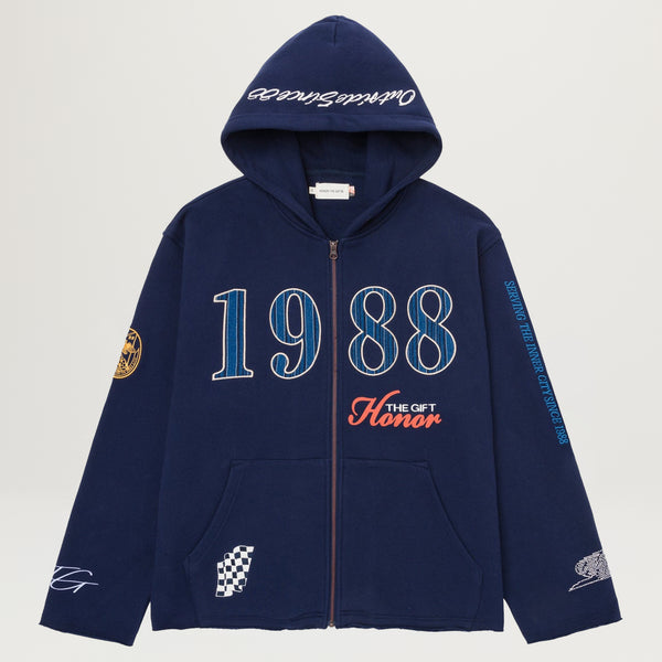 U.S. Navy Zip Up Hoodie – Fleece-Lined, Front-Zip Jacket