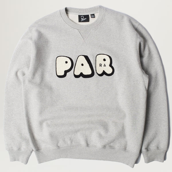 Parra Rounded PAR Crewneck (Heather Grey) - NewYakCity