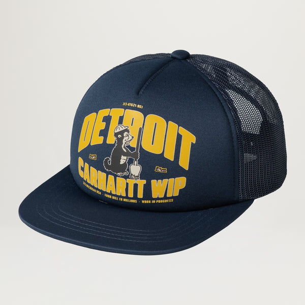 Carhartt WIP Underground Trucker Cap (Blue) - NewYakCity