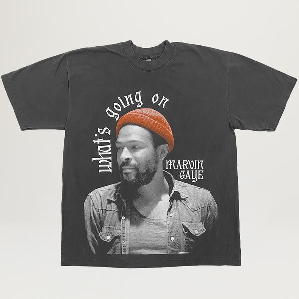 S.V.O. Marvin Gaye Tee (Vintage Black) - NewYakCity