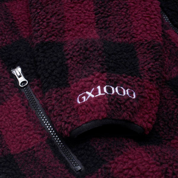 GX1000 Polar Fleece (Black/Maroon) - NewYakCity