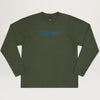 Only NY Outline Logo L/S Tee (Dark Green)