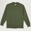 Polar Rib Henley L/S Tee (Uniform Green)