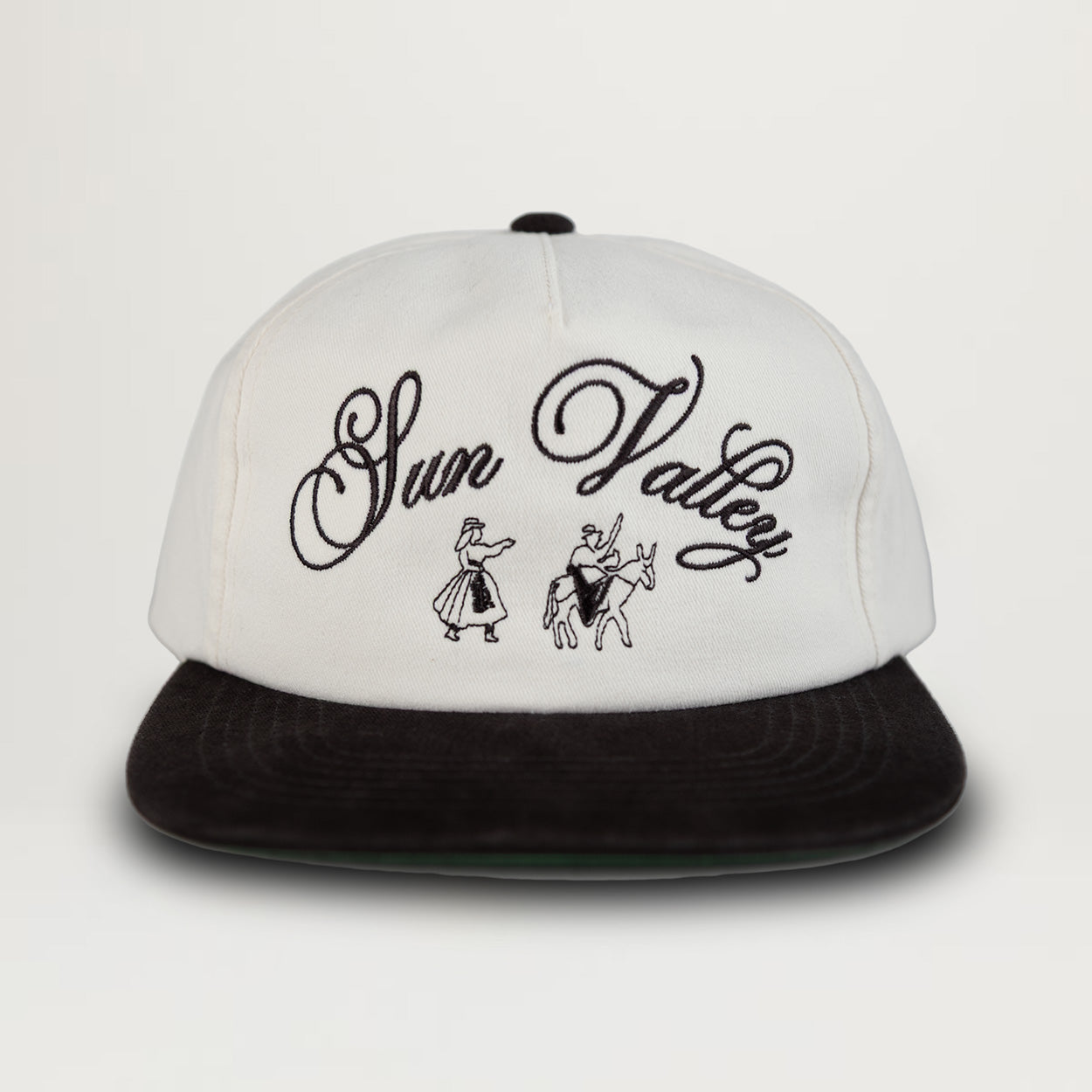S.V.O. Sun Valley Snapback Hat (Cream/Black)