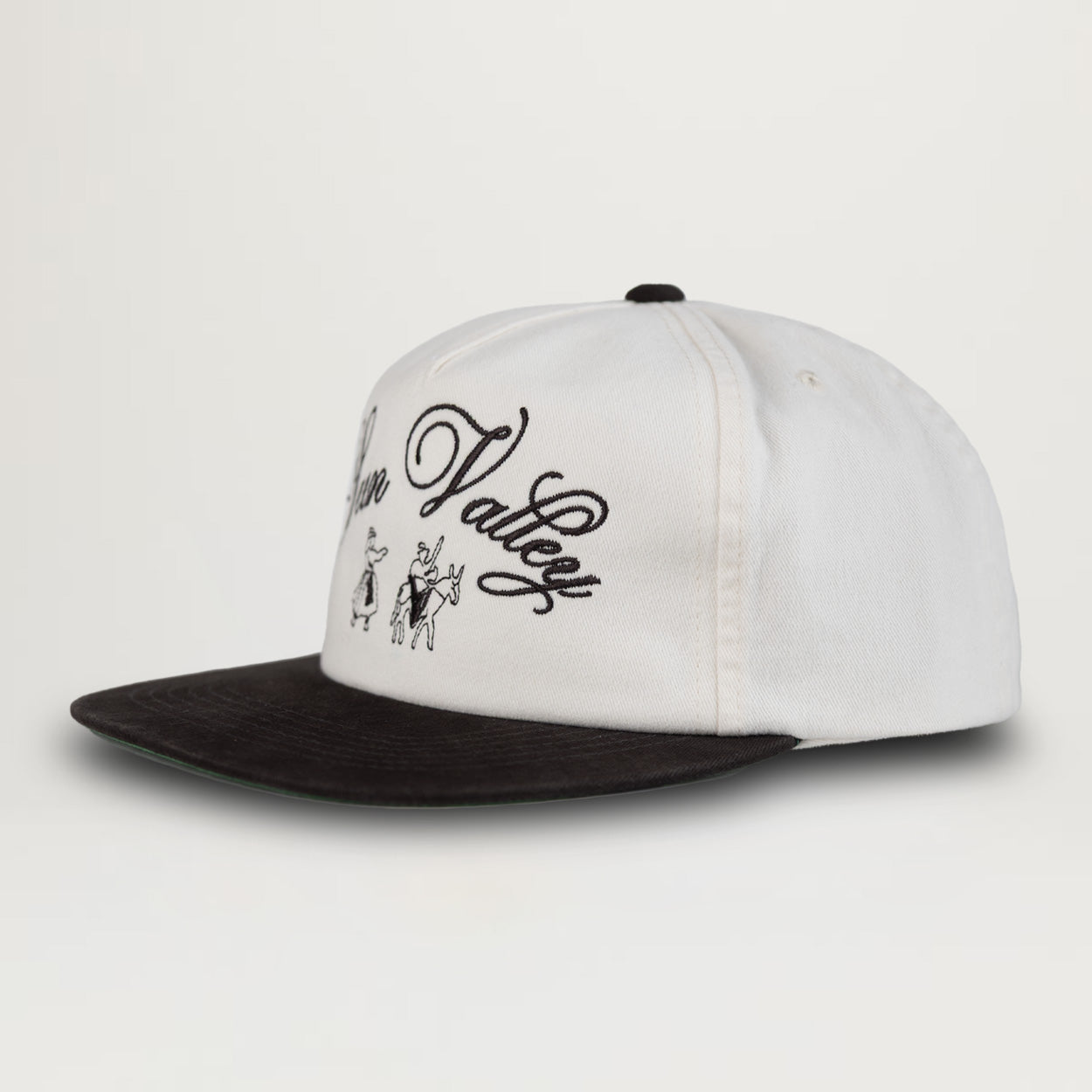 S.V.O. Sun Valley Snapback Hat (Cream/Black)