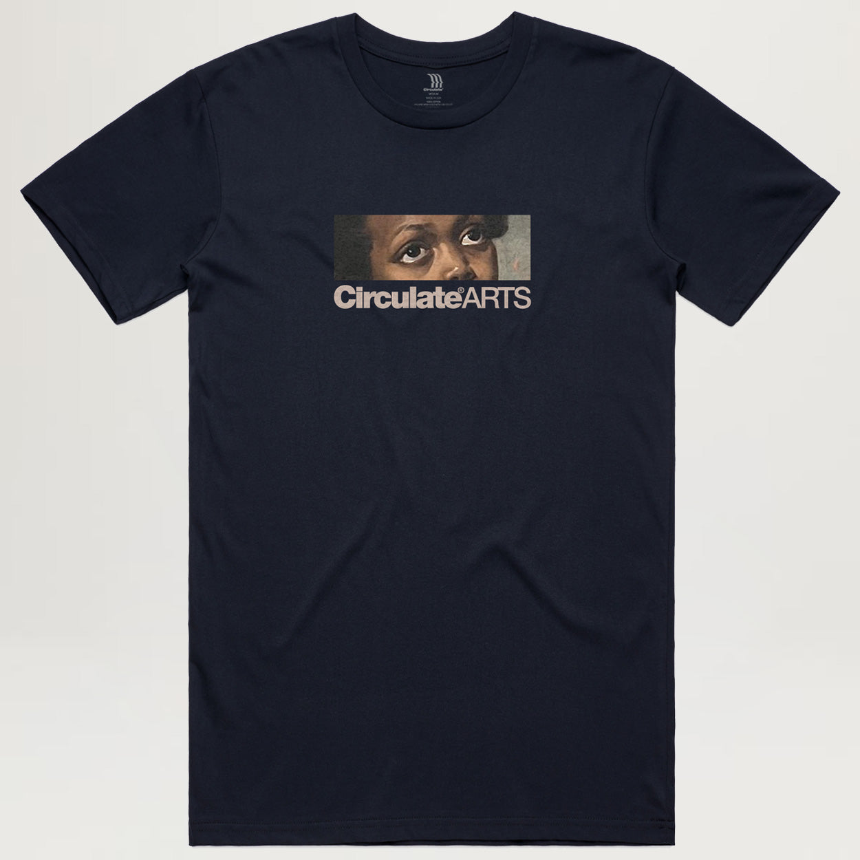 Circulate Two Girls Tee (Navy)