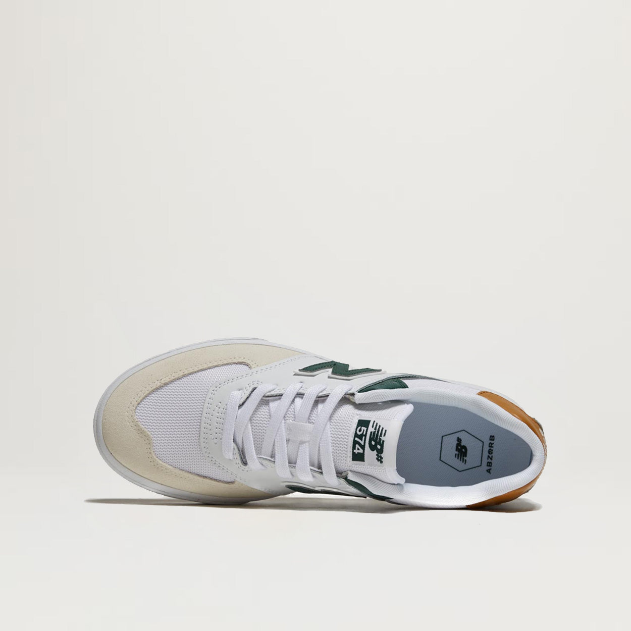 NB Numeric 574 Vulc (White/Green) - Sizes 9.5, 10