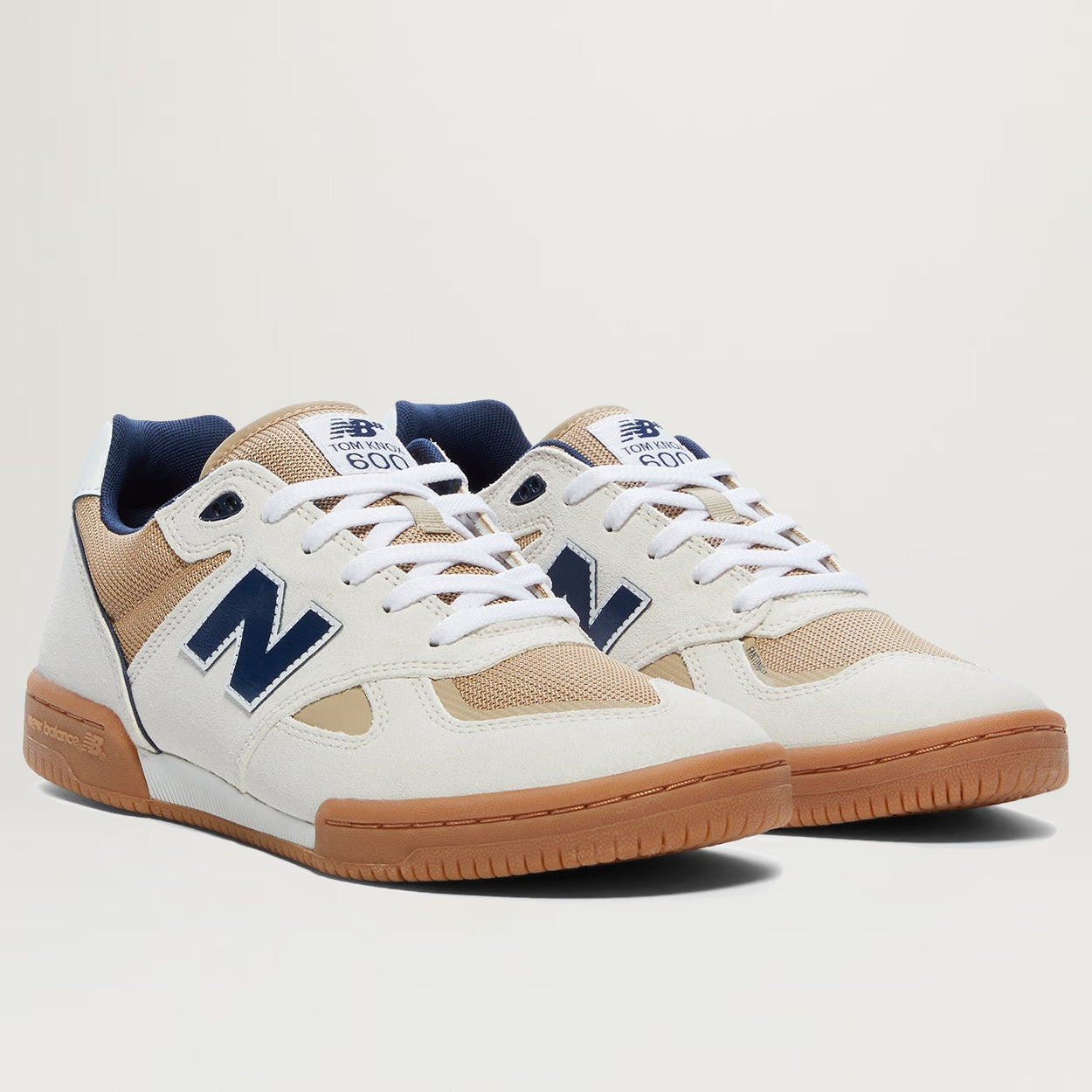 ★NB Numeric★NM600 'Tom Knox'★ホワイト/ネイビー★ NB Numeric Tom Knox 600 (Sea Salt/Navy) - Size 8, 9.5