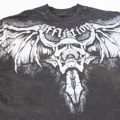 Affliction Night Screamer Tee (Black/Brown Lava Tint)