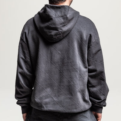 Affliction Catharsis Pullover Hoodie (Charcoal Lava Wash)