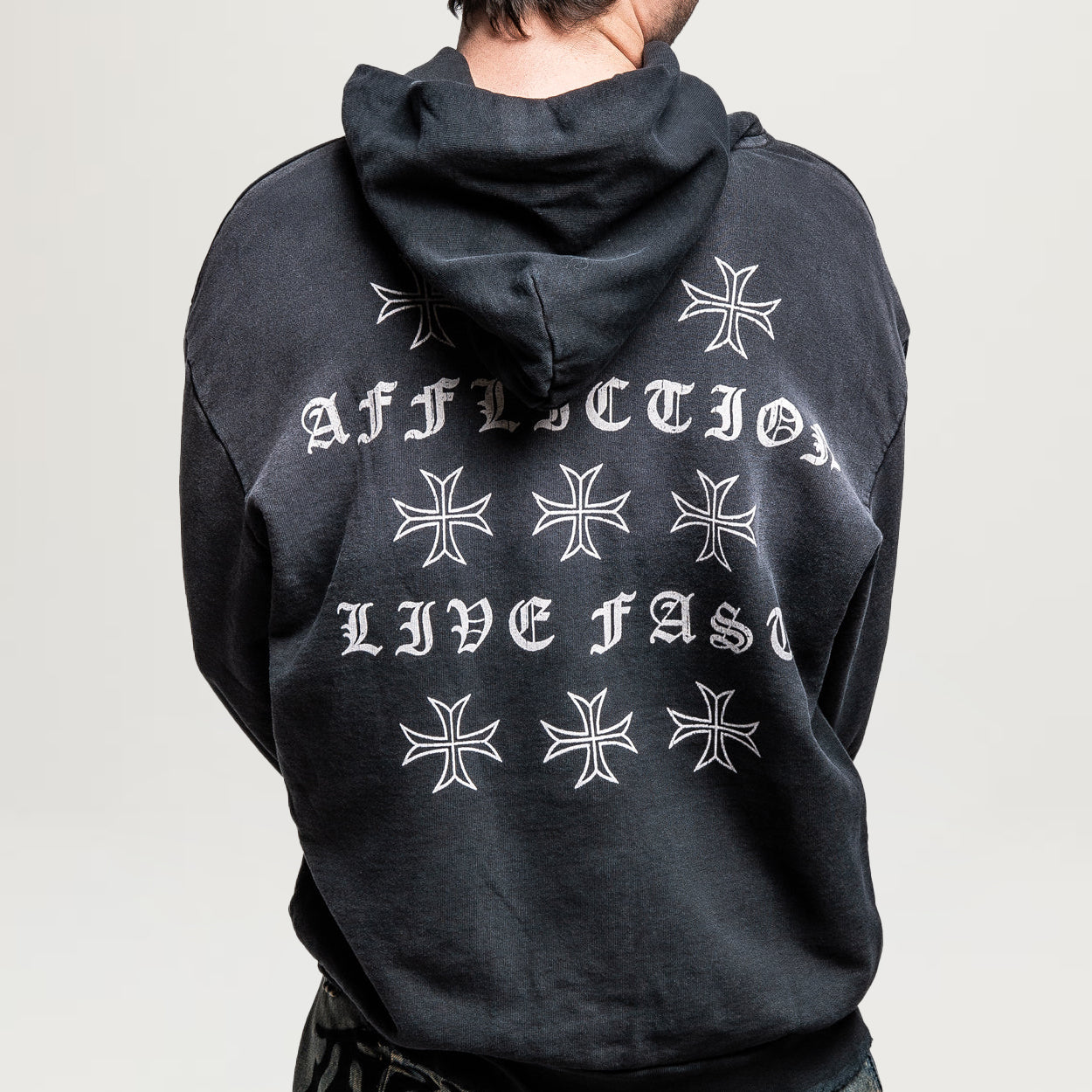 Affliction Free Mind Hoodie (Black Potassium Wash)