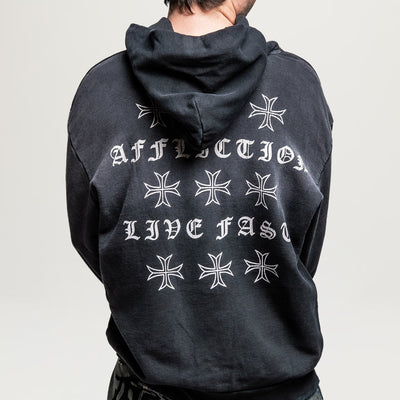 Affliction Free Mind Hoodie (Black Potassium Wash)