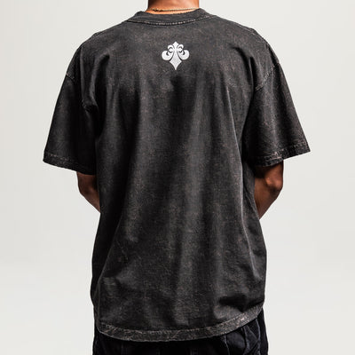 Affliction Night Screamer Tee (Black/Brown Lava Tint)
