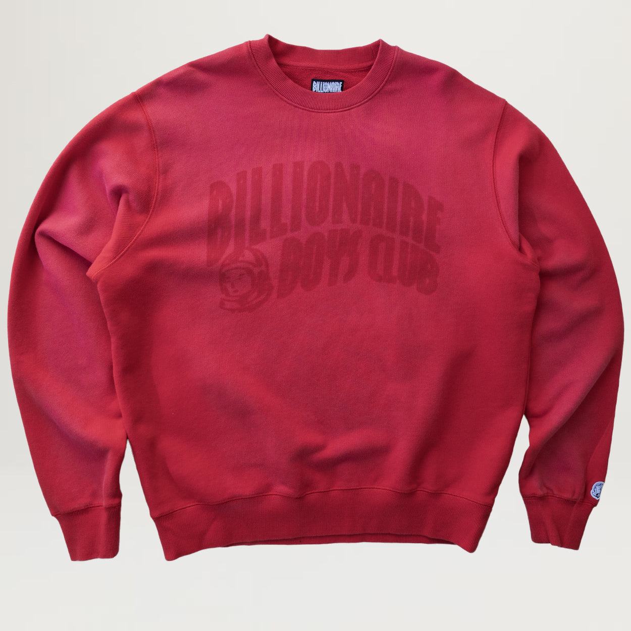 Billionaire Boys Club Curve Faded Sweatshirt (Red)