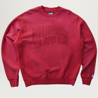 Billionaire Boys Club Curve Faded Sweatshirt (Red)