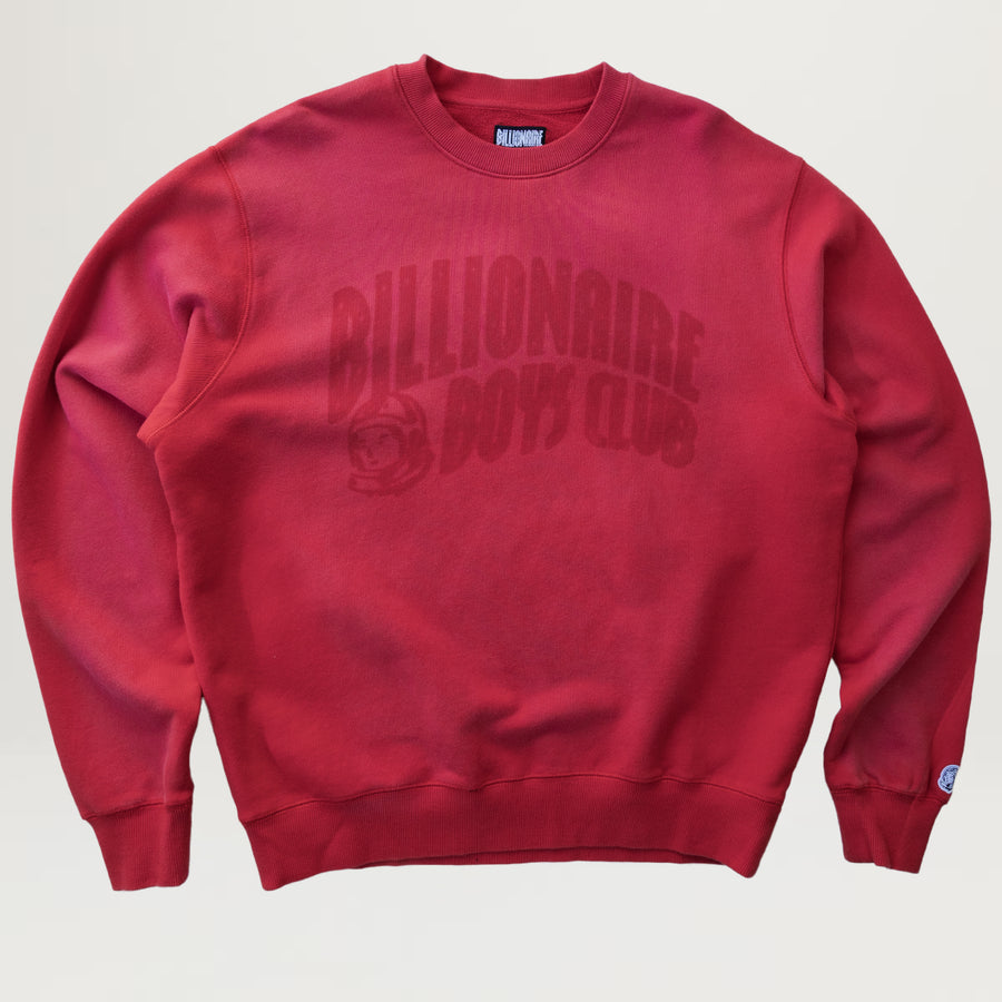 Billionaire Boys Club Curve Faded Sweatshirt (Red)