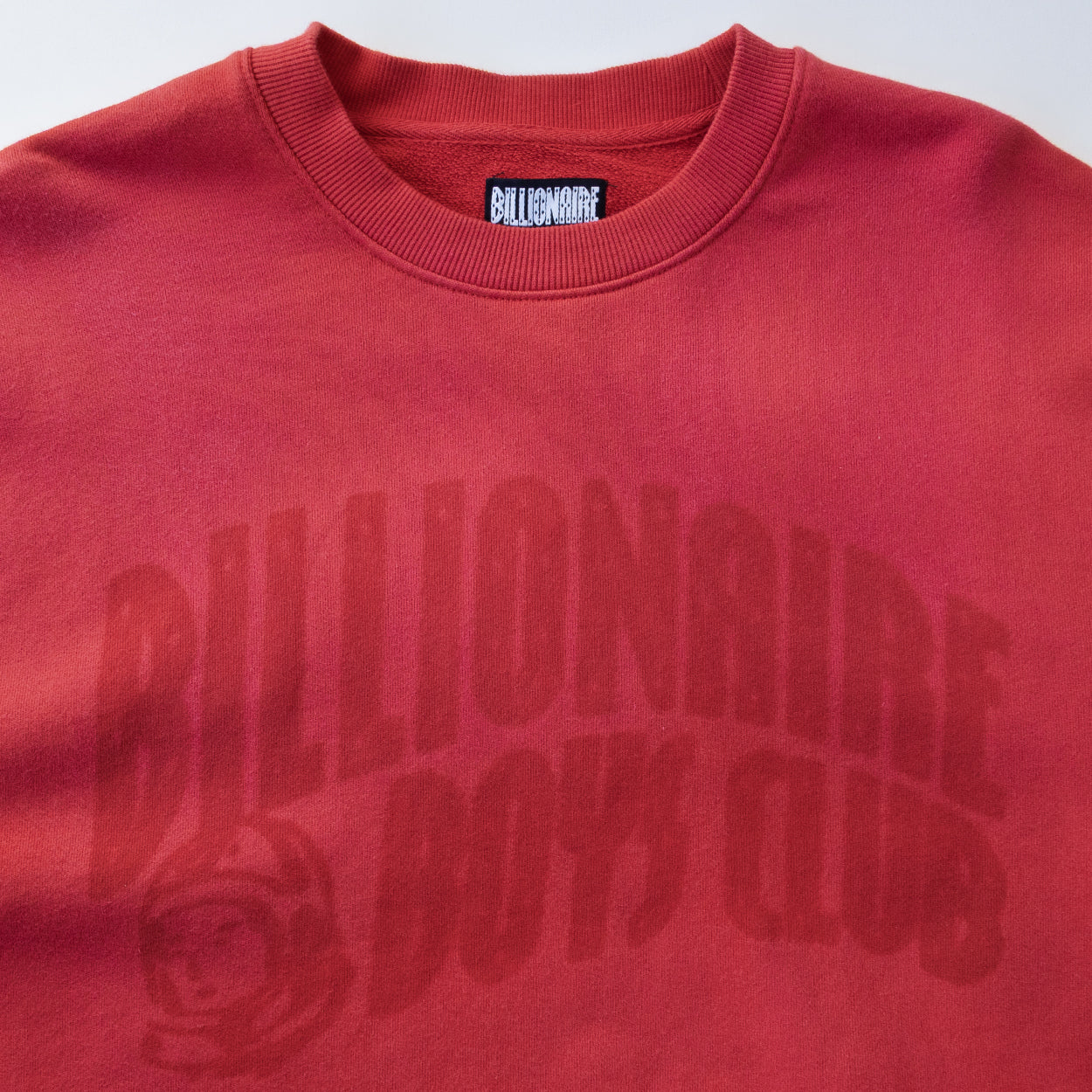 Billionaire Boys Club Curve Faded Sweatshirt (Red)