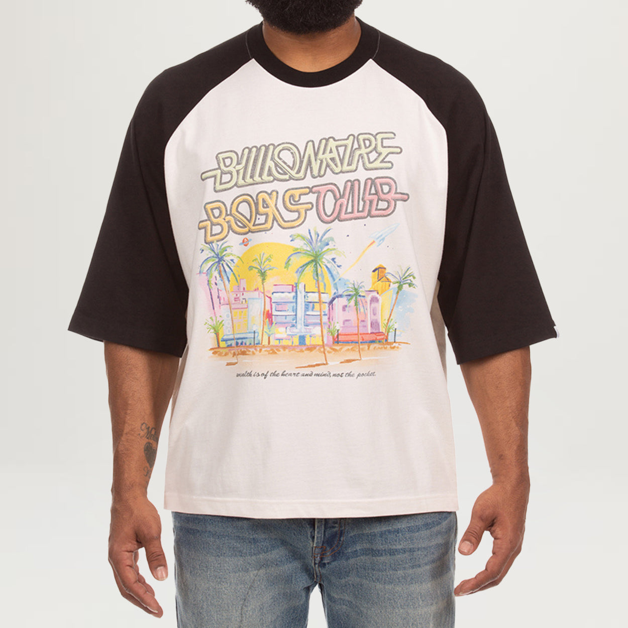 Billionaire Boys Club Miami Knit Tee (Whisper White)