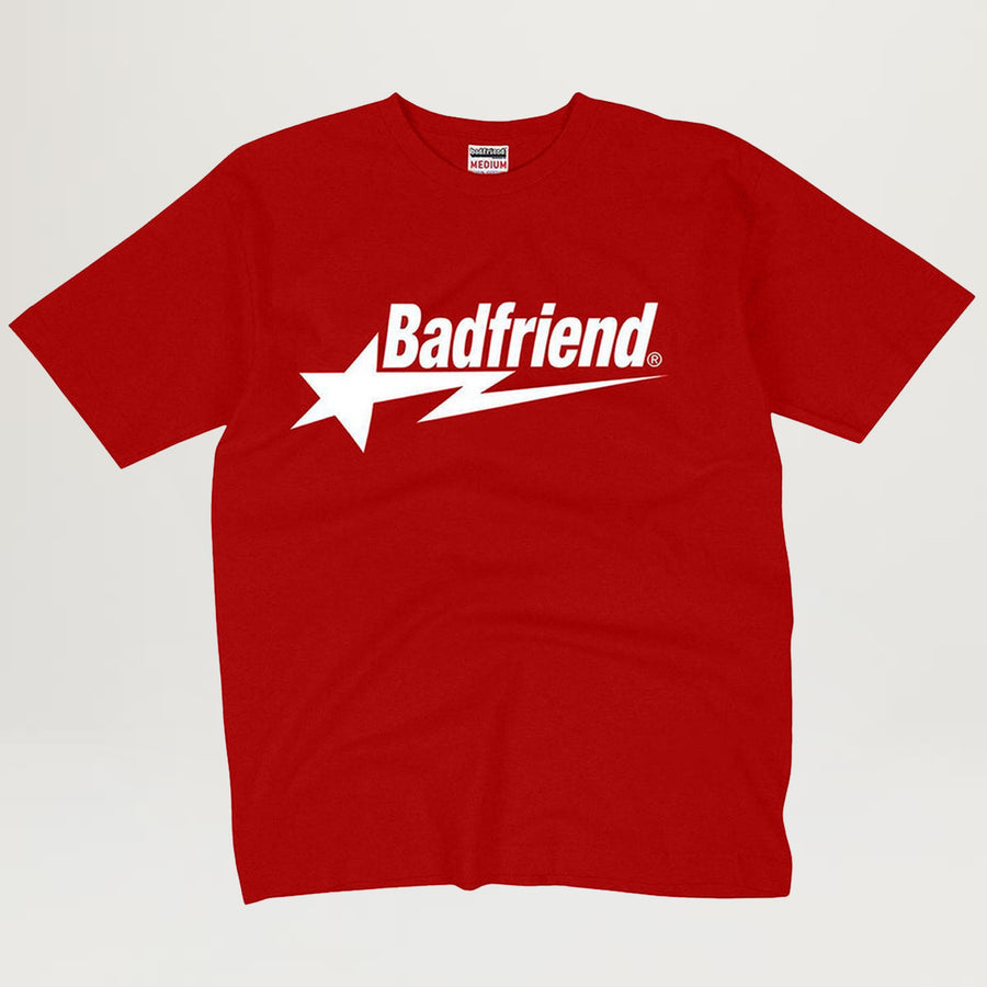 Badfriend Star Logo Tee (Red)