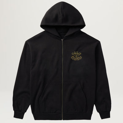 BXR Guadalupe Zip-Up Hoodie (Black)