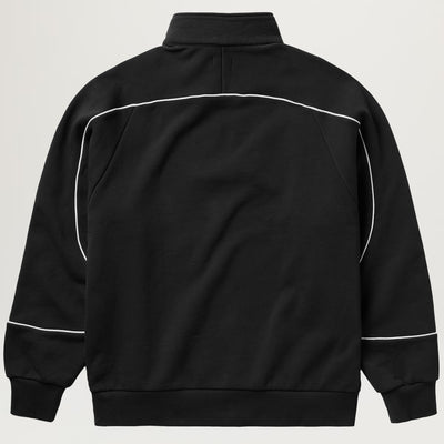 BXR Piped 1/4 Zip Sweater (Black)