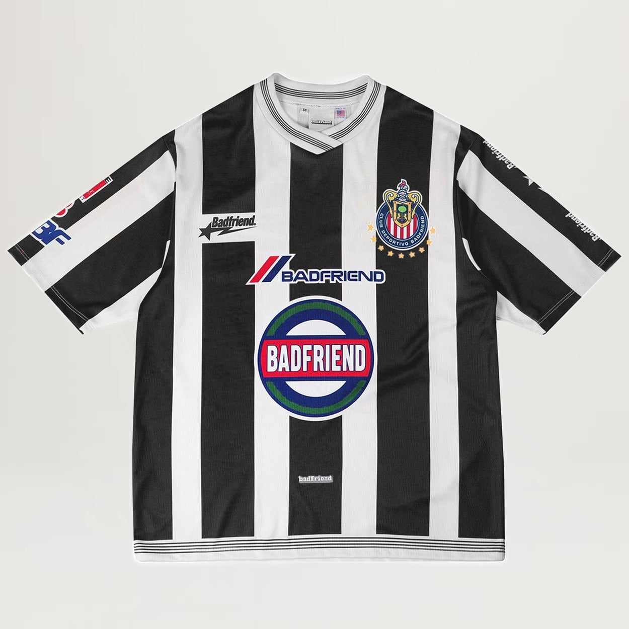 Badfriend Soccer Jersey (Black/White)