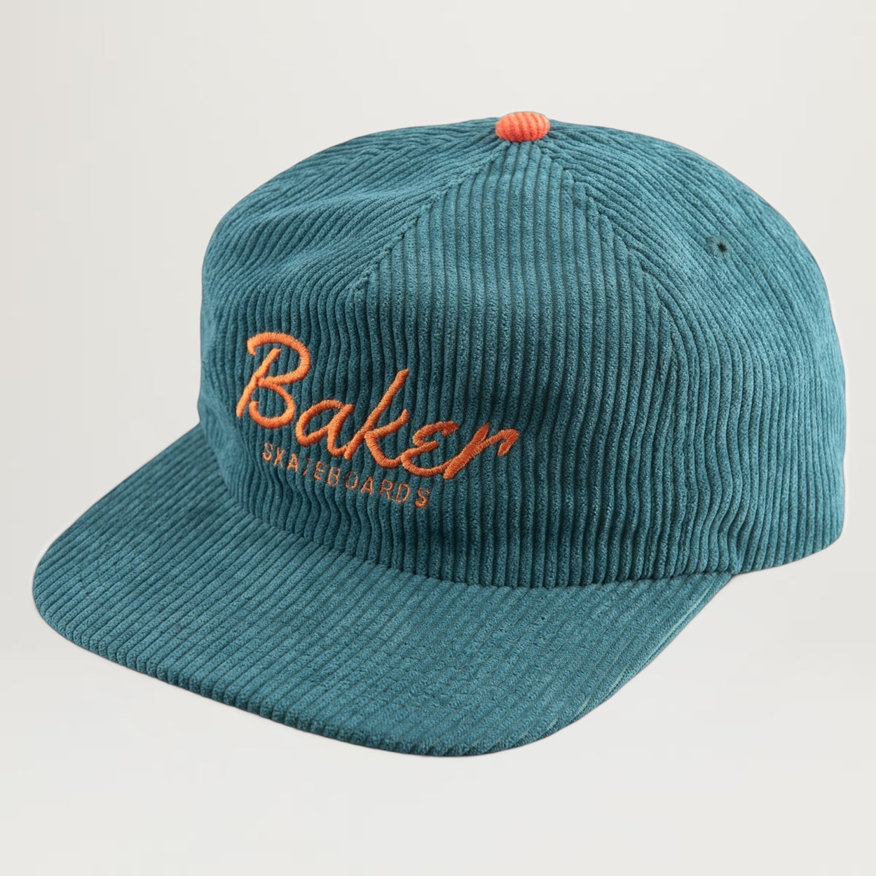 Baker Dolphin Cord Snapback (Green)