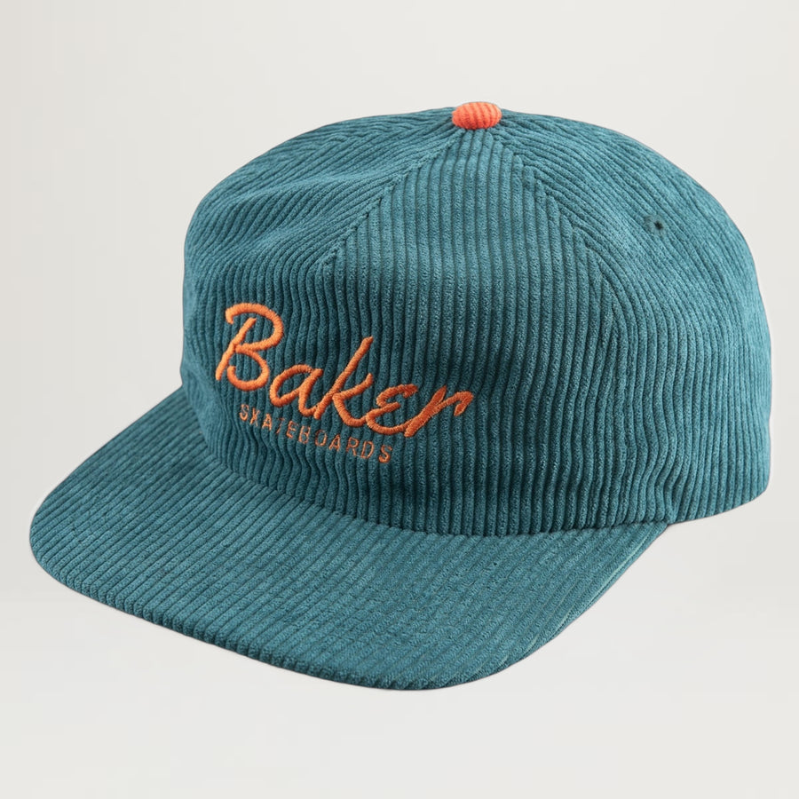 Baker Dolphin Cord Snapback (Green)