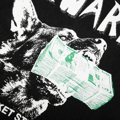 Market Beware My Income Tee (Washed Black)