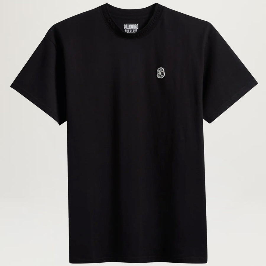 Billionaire Boy Club Wrapped Knit Tee (Black W/ Embossed Black Letters)