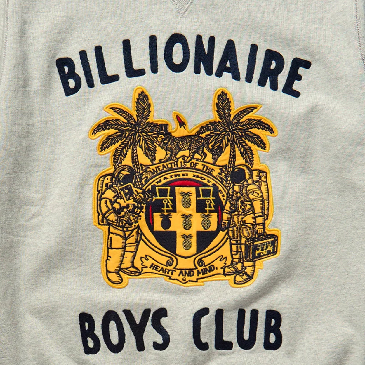 Billionaire Boys Club Crest Fleece (Heather Grey)