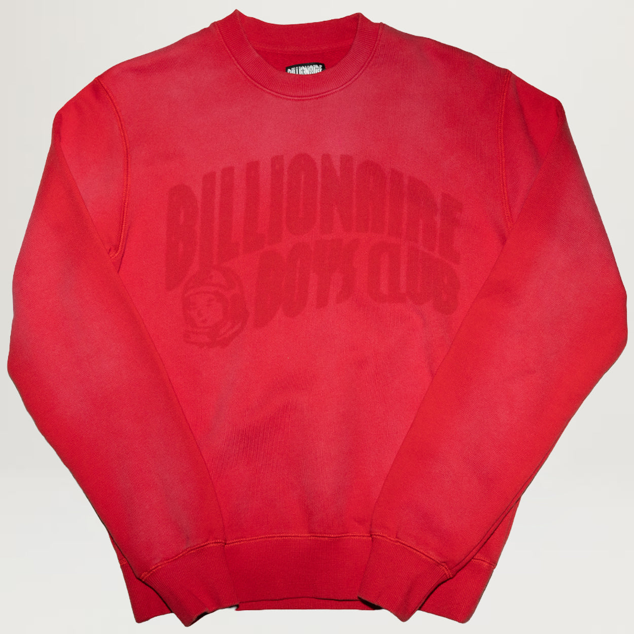 Billionaire Boys Club Curve Faded Sweatshirt (Red)