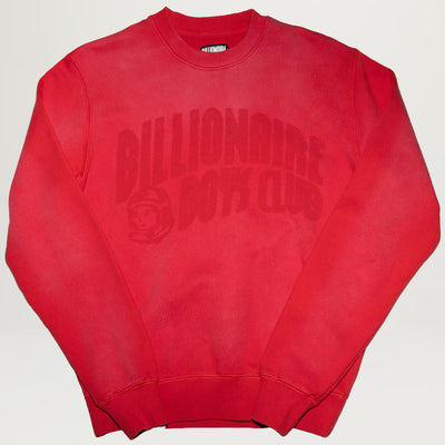 Billionaire Boys Club Curve Faded Sweatshirt (Red)