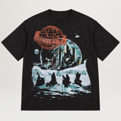 Billionaire Boys Club Snowglobe Knit Tee 'Oversizes Fit' (Black)