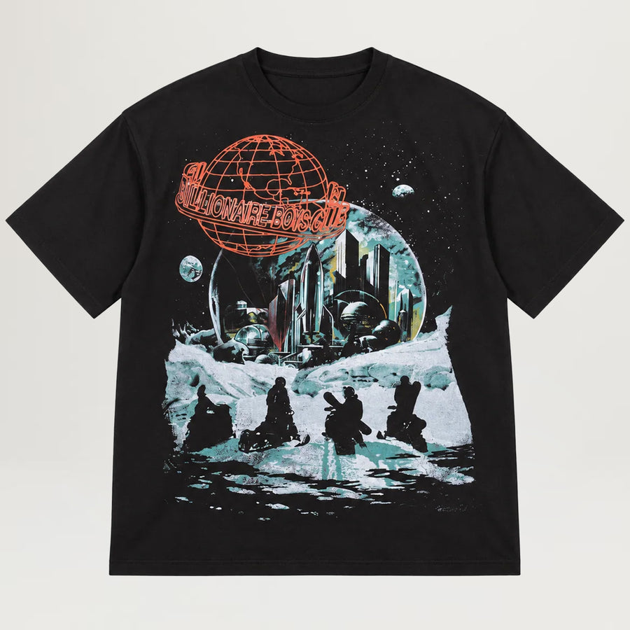 Billionaire Boys Club Snowglobe Knit Tee 'Oversizes Fit' (Black)