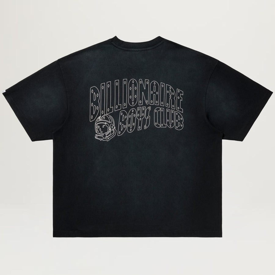 Billionaire Boys Faded Helmet Knit Tee (Black)