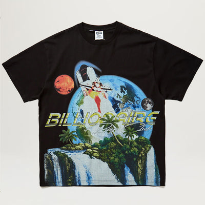 Billionaire Boys Waterfall Knit Tee (Black)
