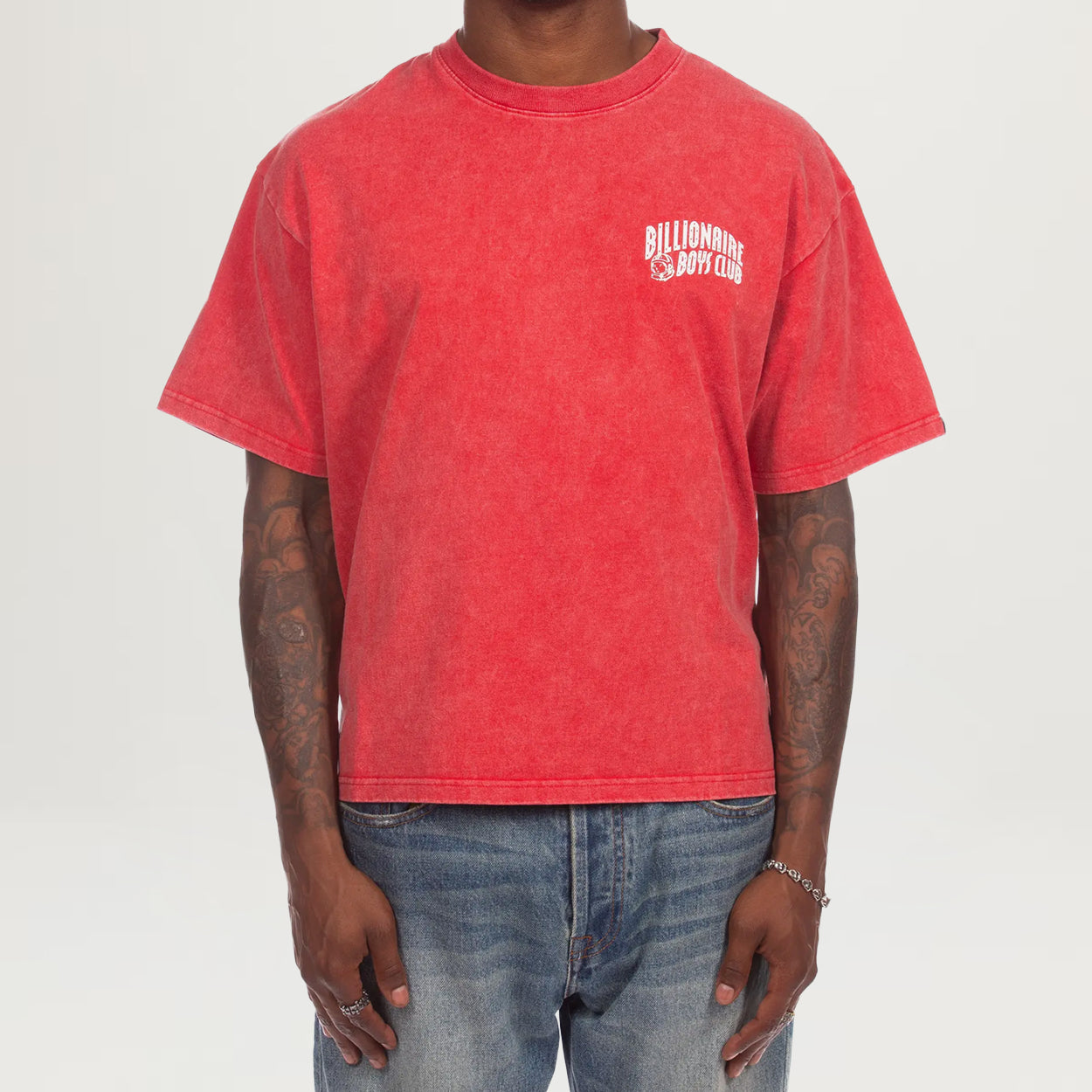 Billionaire Boys Club Faded Curve Tee (Red)