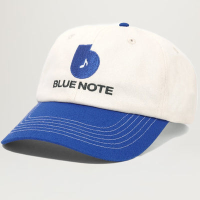 Butter Goods X Blue Note Finest Logo 6 Panel Cap (Natural/Royal Blue)