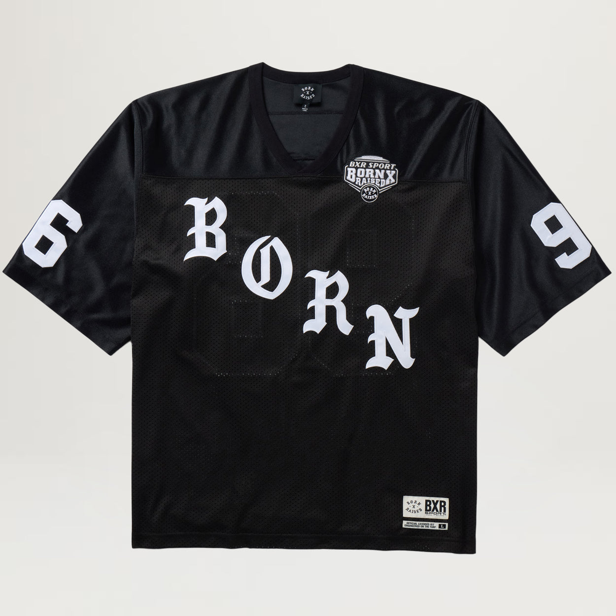Born X Raised Paranoia Football Jersey (Black)