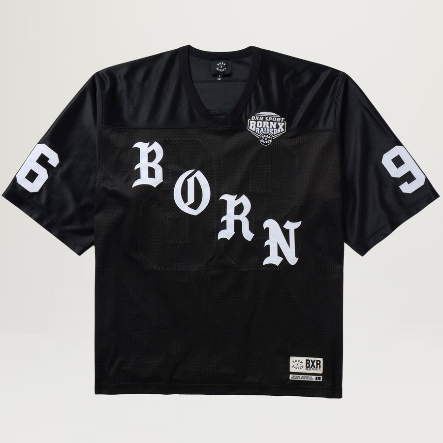 Born X Raised Paranoia Football Jersey (Black)