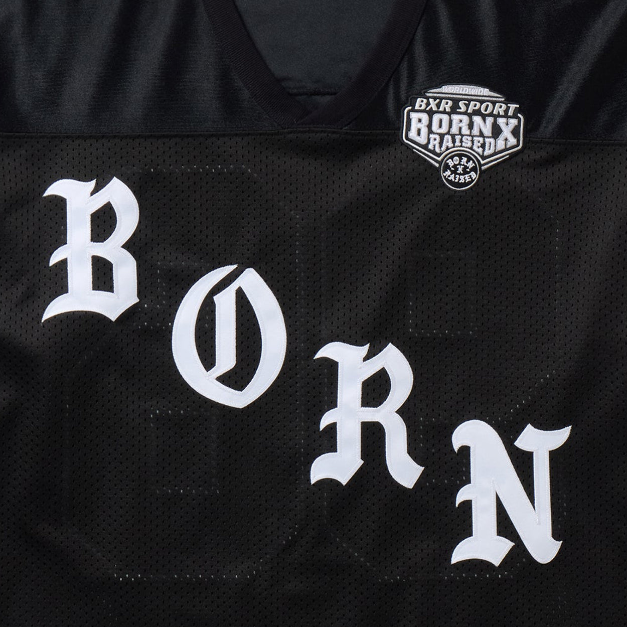 Born X Raised Paranoia Football Jersey (Black)