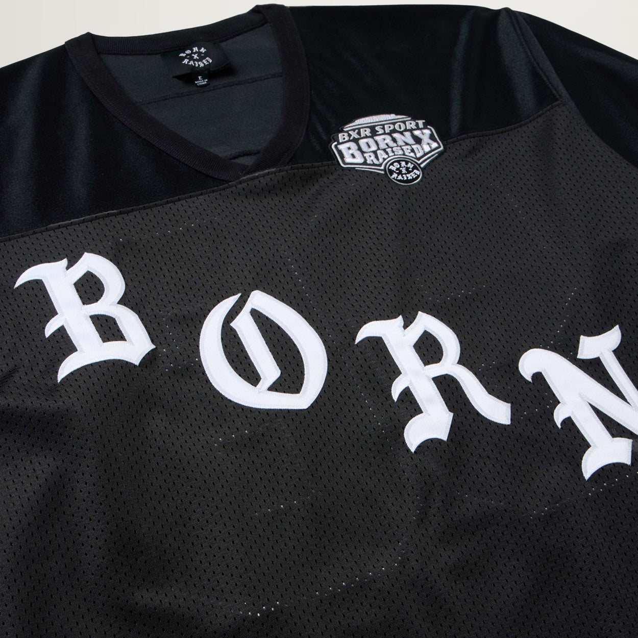 Born X Raised Paranoia Football Jersey (Black)