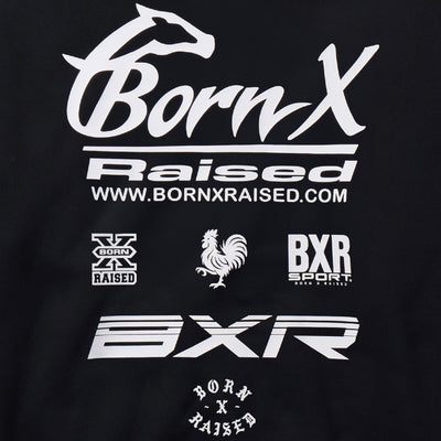 Born X Raised Parlay Zip Up Hoodie (Black)
