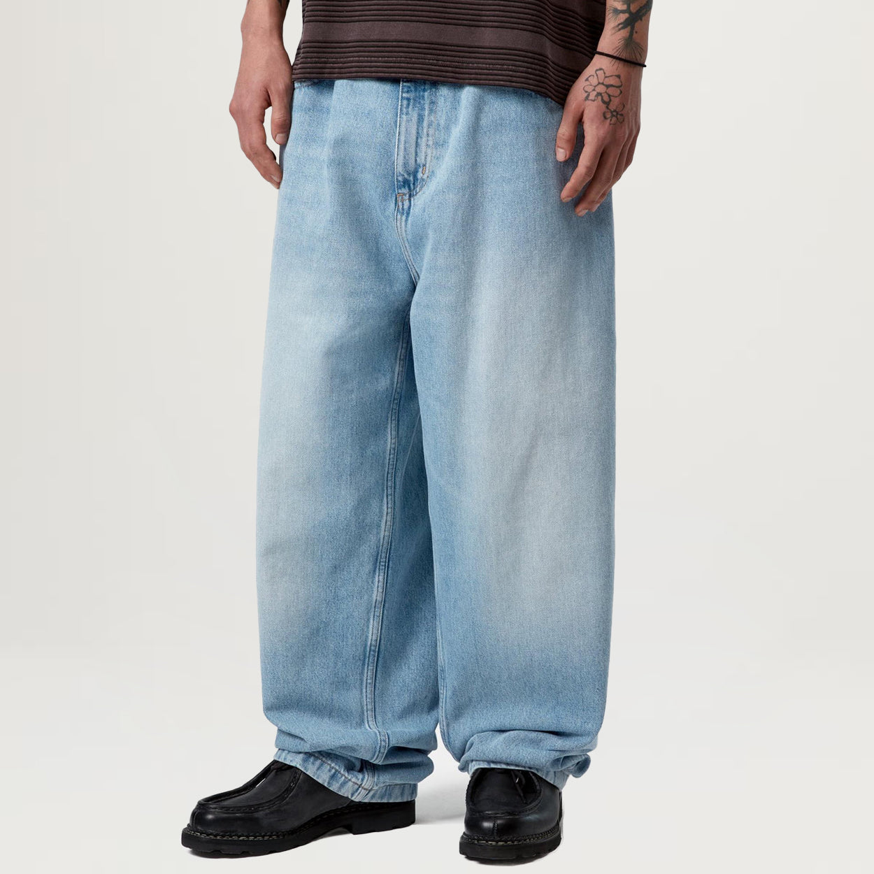 Carhartt WIP Brandon Denim Pants (Blue Heavy Worn Bleached)