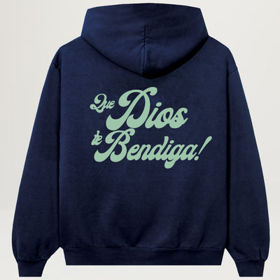 Bueno B Logo Hoodie (Navy Mocha)