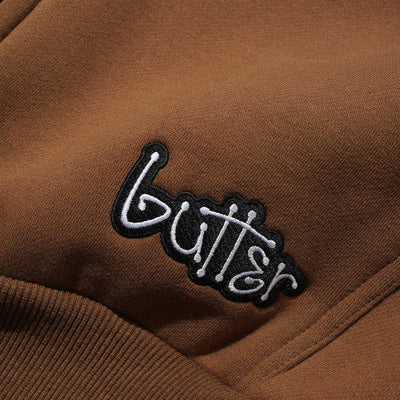 Butter Goods Connection Zip-Thru Hoodie (Brown)