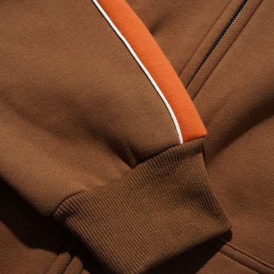 Butter Goods Connection Zip-Thru Hoodie (Brown)