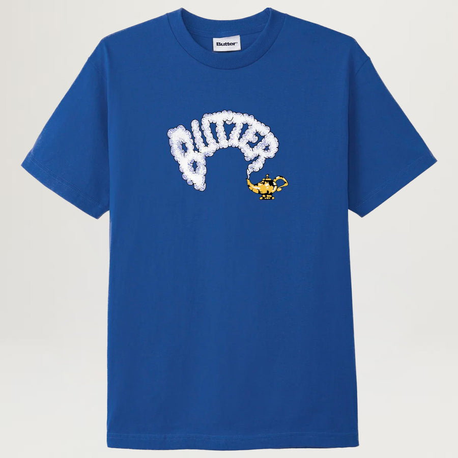 【BUTTER GOODS】Distressed Pigment Dyed Tee - Moon Blue Distressed Pigment Dye Tee – Butter Goods